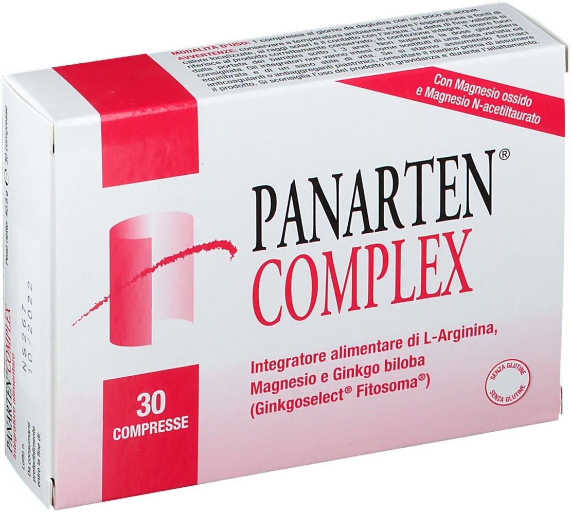 NATURAL BRADEL Srl Natural Bradel Panarten Complex – Integratore Circolazione e Microcircolo, 30 Compresse