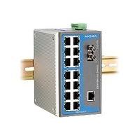Moxa EtherDevice Switch EDS-316, Multi Mode, ST Connector (-40 - 75C), Unmanaged