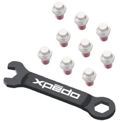 X-pedo Straight Set Pins mit Schlüssel 50 Stk