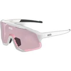 KOO, Unisex, Sportbrille, Demos (Black, Black Fuchisa Photocromic), Pink, Schwarz