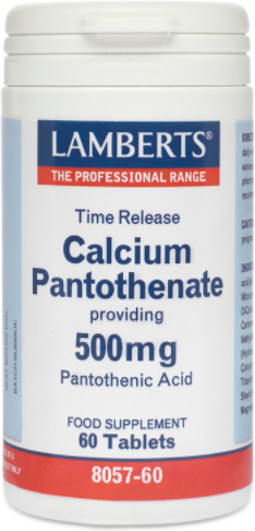 Lamberts Calciumpantothenat 500 mg mit Vitamin B5, 60 Tabletten