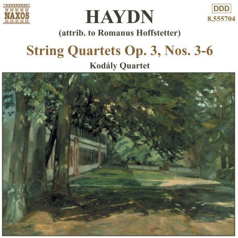 Kodaly Quartet - Streichquartette Op. 3 Nr. 3-6 (Romanus Hofstetter Zugeschrieben) - Preis vom 19.10.2026 19:33:35 h
