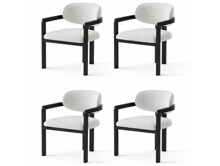 JVmoebel Esszimmerstuhl 4 moderne Stühle im stilvollen Design für Ihr Esszimmer (4 St), Made in Europa