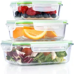 alpina Food container 6pc 3diff size, Vorratsbehälter, Transparent