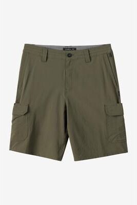 O'Neill s Trvlr Cargo 20"" Hybrid Shorts in Army, Size 32, Elastane/Nylon/Polyamide"