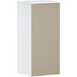 Hansgrohe Xevolos E Halbhochschrank Mattweiß 400/360 mm, Türanschlag rechts, Bronze Struktur