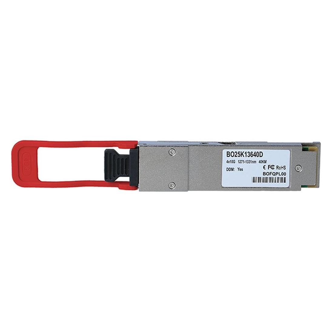 BlueOptics Kompatibler Extreme Networks 10335 BO25K13640D QSFP Transceiver, LC-Duplex, 40GBASE-ER4, Singlemod (10335-BO)