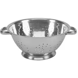 Emga Gemüse Seiher, Küchensieb, Silber