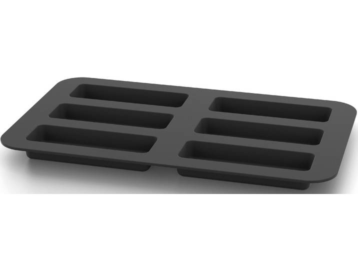 WMF Backeinsatz Müsliriegelform KÜCHENminis , schwarz, Küchenmaschinen-Einsätze, für WMF KÜCHENminis Dörrautomat Snack to go, Backeinsatz