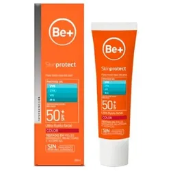 be quiet!, Sonnencreme, Be+ Skin Protect Facial Color Spf50+ 50ml (SPF 50+, 50 ml)