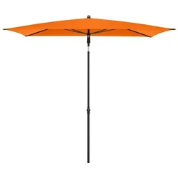 Doppler Marktschirm myZone Manual 125 x 190 cm Stahl Orange