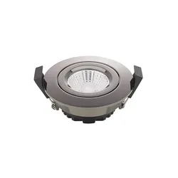 Sigor Einbauleuchte 68 Diled 6W 380lm 3000K Schwarz Chrom 36° dimmbar