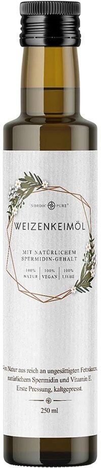 Weizenkeimöl Kaltgepresst Spermidin Nordic Pure