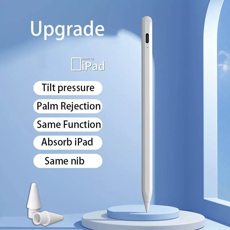 INF Universal Stylus-Stift für iPad mit 4 Spitzen Weiß
