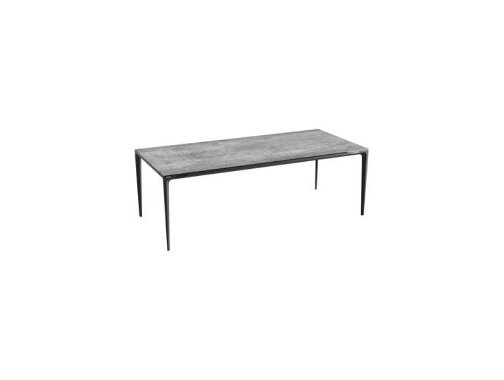 Designer Esstisch „Valencia“ aus Keramik, verschiedene Grössen Silver Akante Design