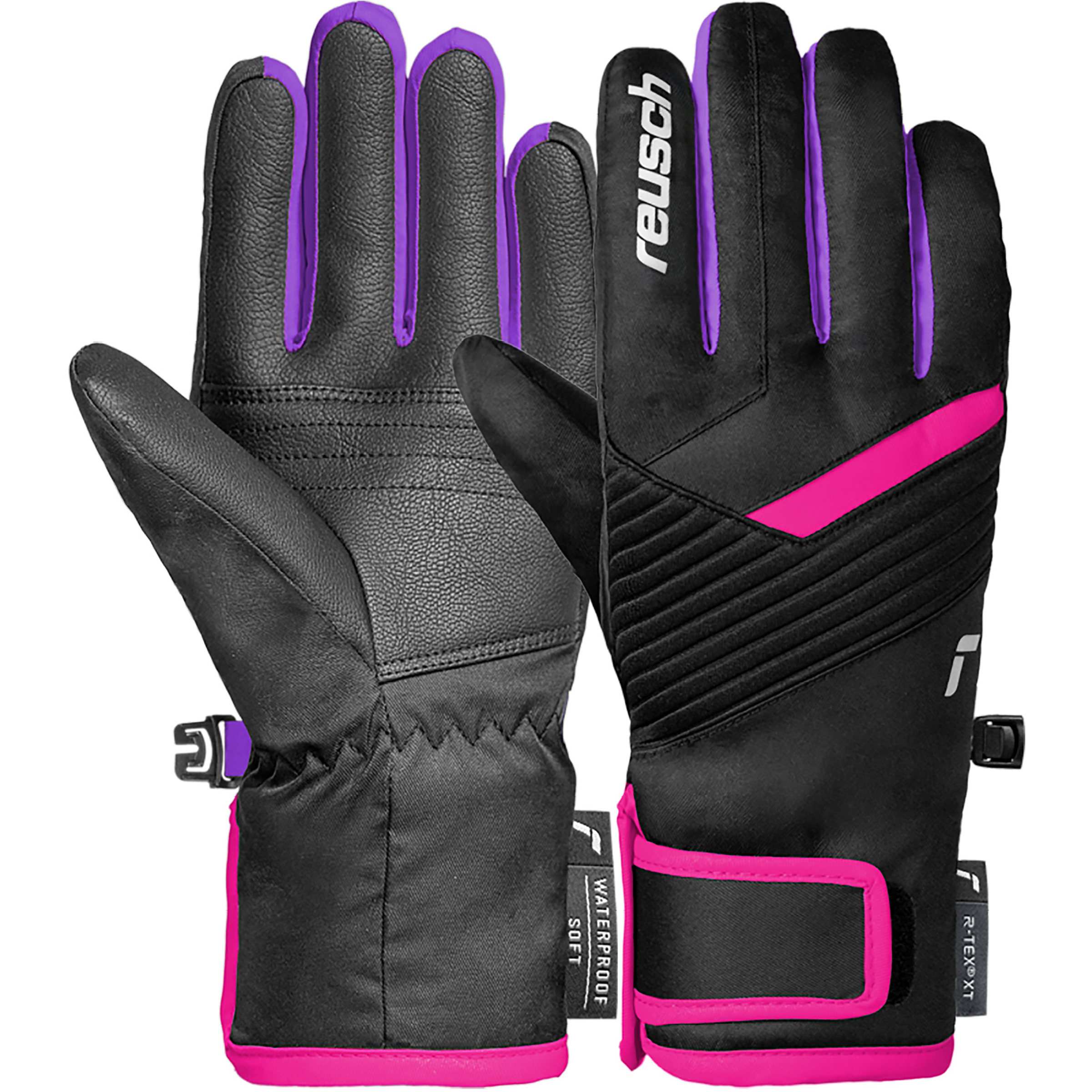 Reusch Dan R-Tex XT Kinder Fingerhandschuhe schwarz Größe 4.5 Skifahren Wasserdicht