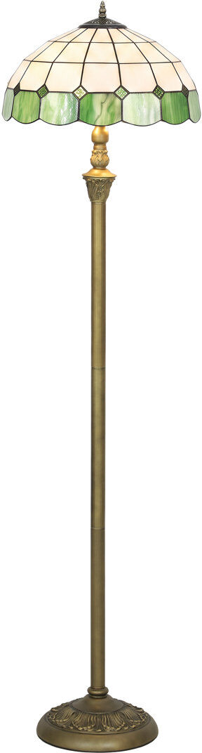 Astoria Grand 152 H cm Bronzed Traditional Floor Lamp Bronzed 152cm H X 33.5cm W X 33.5cm D