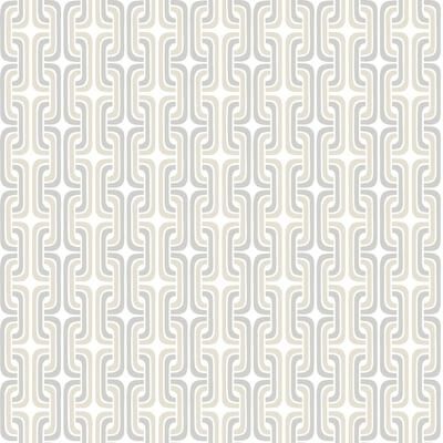 RoomMates Beige Mod Lattice Peel and Stick Wallpaper