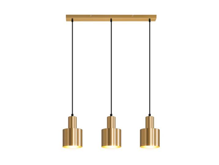 Suspension en fer doré 12x65x143cm e27