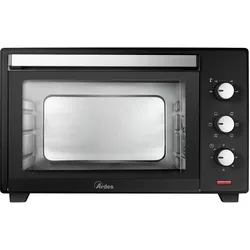 Poly Pool AR6238B Backofen mit Toaster 38 L 1600 W Schwarz, Kleinbackofen, Schwarz