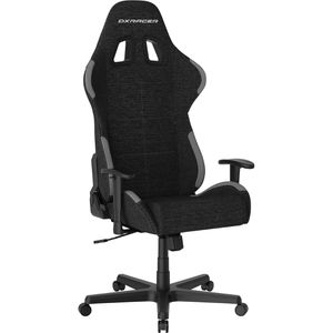 DXRACER Gaming-Stuhl FORMULA L, GC/LFD01FBCFBB/NG, schwarz, grau, Stoff, belastbar bis 125 kg