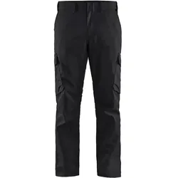 Stretch Bundhose "1444" Industrie - C158 - schwarz/rot