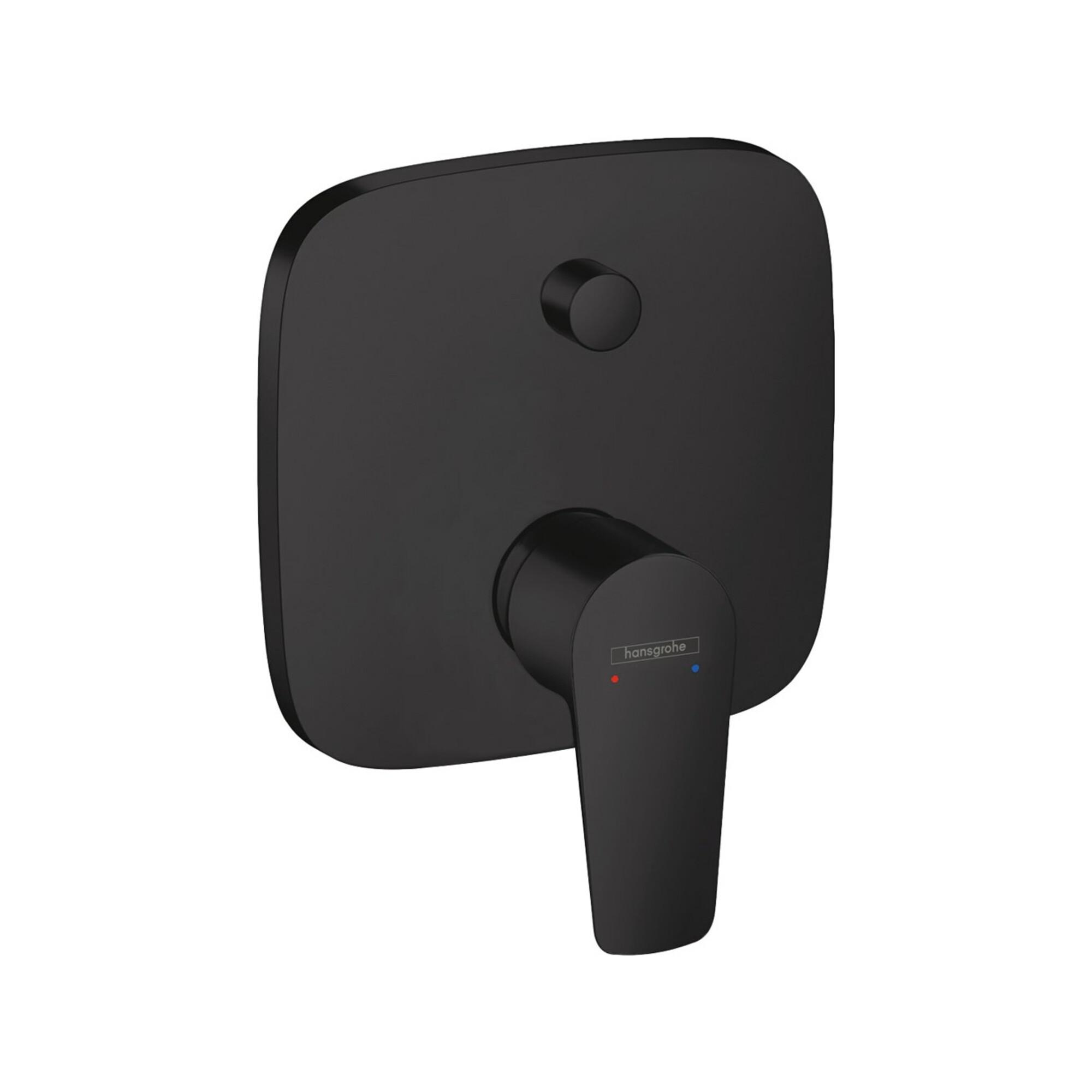 hansgrohe Fertigmontageset Talis E UP-Wannen-Einhebelmischer, mattschwarz