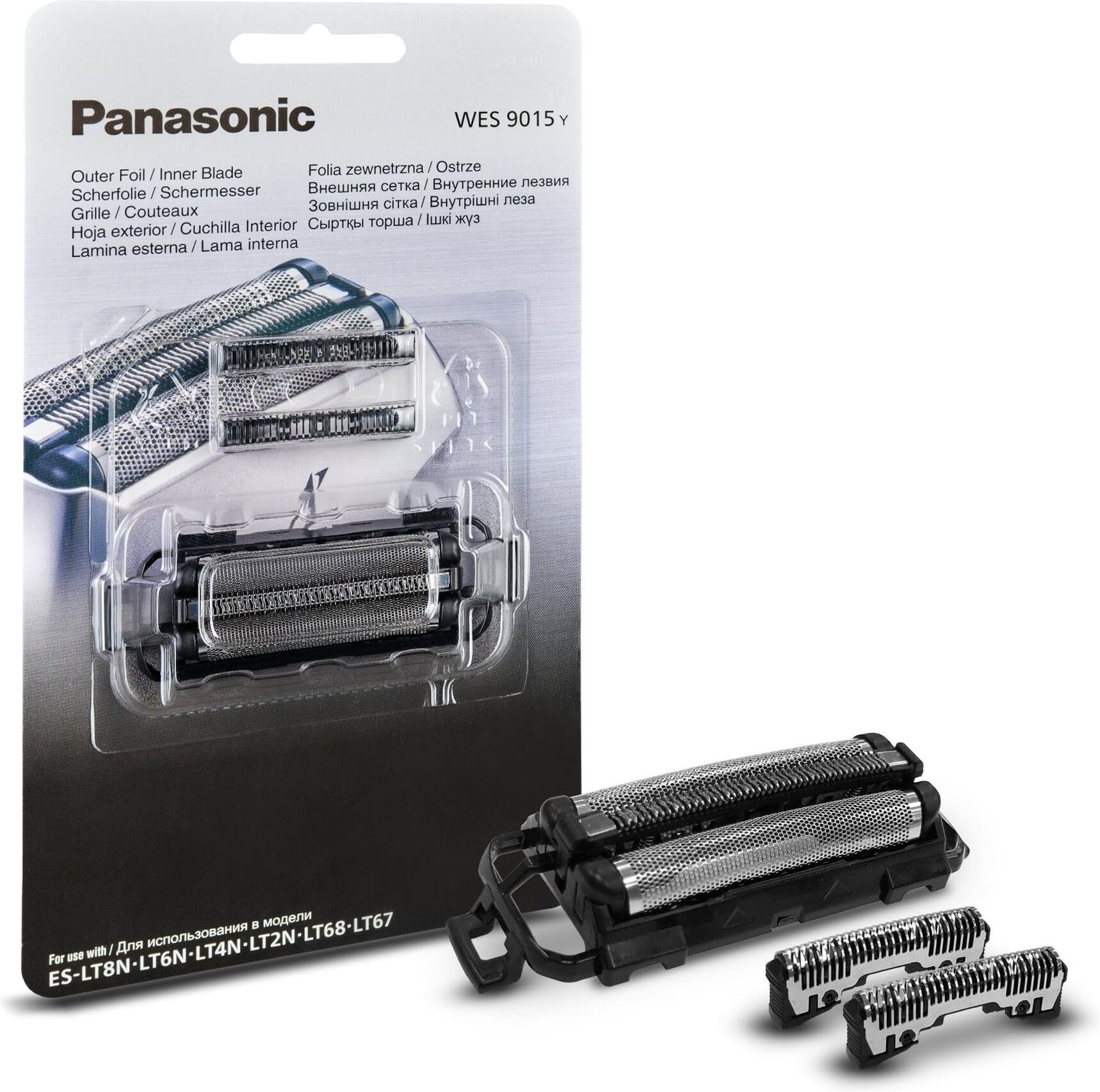 Testina ricambio rasoio Panasonic WES9015Y1361 Combinato (Lamina + Col