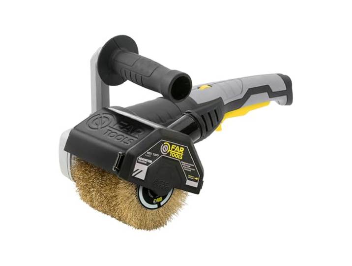 Fartools REX120D Rénovateur extérieur 1300W\, Brosse laiton 120X100MM\, Noir