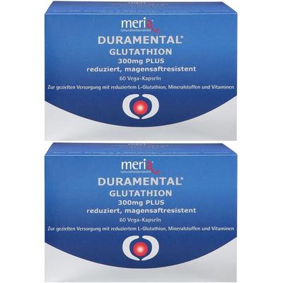 Duramental Glutathion 300 mg Plus magensaftr.Kaps. 2x 2x60 St Kapseln magensaftresistent