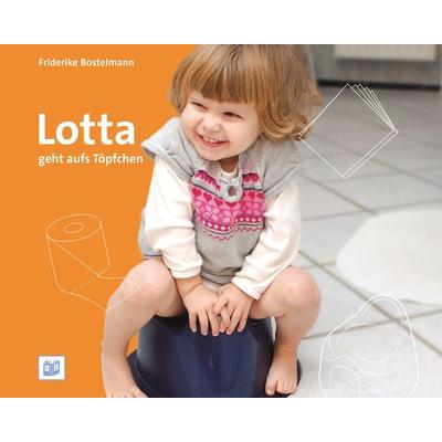 Lotta geht aufs Töpfchen, Gebundene Ausgabe von Friderike Bostelmann, Bananenblau, 978-3-942334-43-3