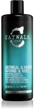 Tigi Oatmeal & Honey champô nutritivo para cabelo seco e sensível 750 ml. Catwalk Oatmeal & Honey