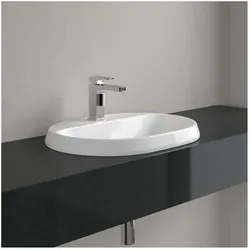 Villeroy und Boch Architectura Einbauwaschbecken 5A666101 600 x 450 x 170 mm, Weiß Alpin, ohne Überlauf, Unterseite nicht glasiert