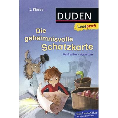 Duden Leseprofi – Die geheimnisvolle Schatzkarte, 1. Klasse, Gebundene Ausgabe von Manfred Mai,Martin Lenz, FISCHER Sauerländer Duden