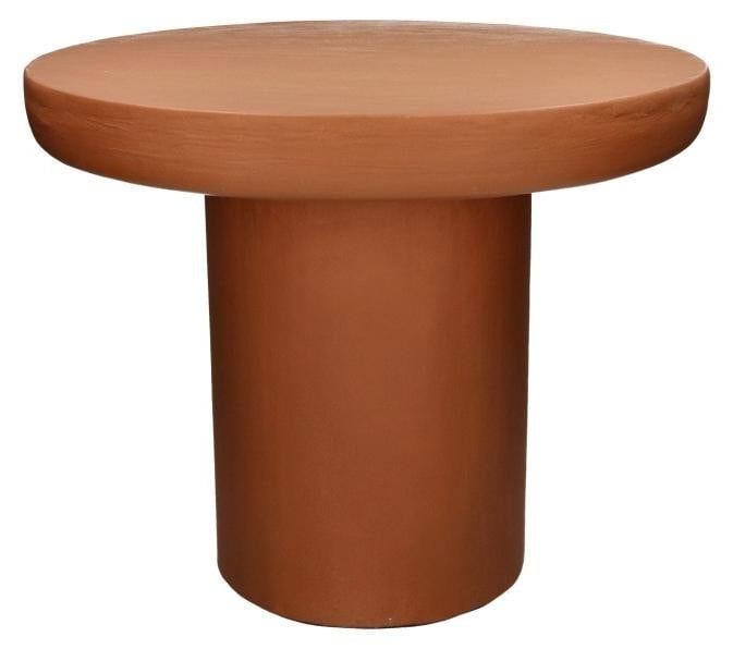 Pomax Home Collection Piastro salontafel, oranje, Ø 50 x H 40 cm
