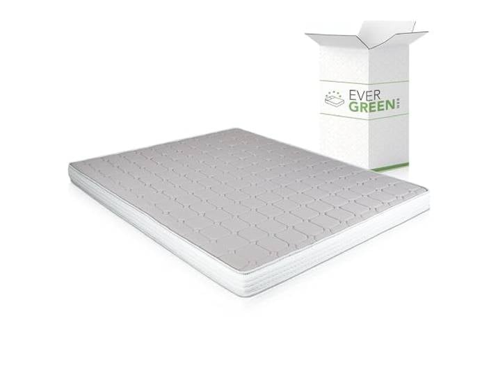 EVERGREENWEB Günstige Matratze auf eineinhalb Plätzen für Schlafsofa, Memory-Foam, 14 cm hoch, orthopädische Wasserschaummatratze, hypoallergene und ergonimische Matratze mit weißem Bezug 120X190
