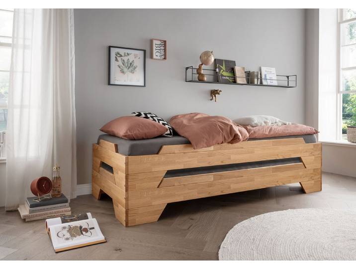 Wohnglücklich Bett Denver, Stapelbar