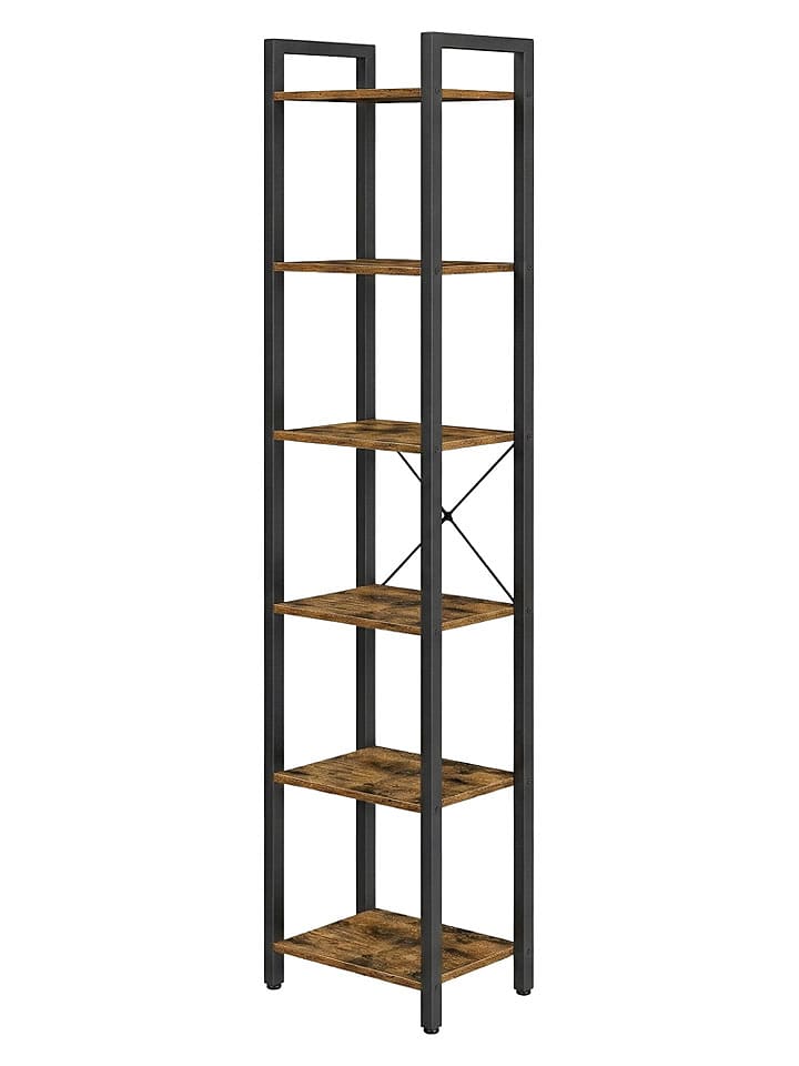VASAGLE Standregal in Braun - (B)40 x (H)187,5 x (T)30 cm - onesize