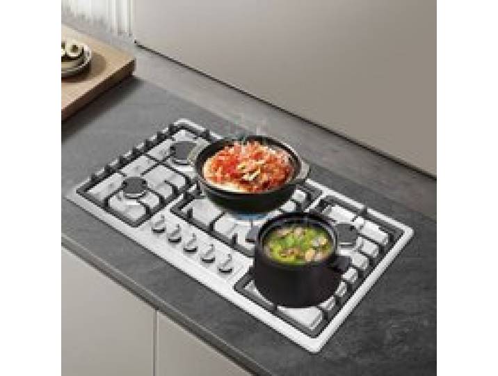 Cuisinière à gaz à 5 brûleurs cuisinière à gaz en acier inoxydable
