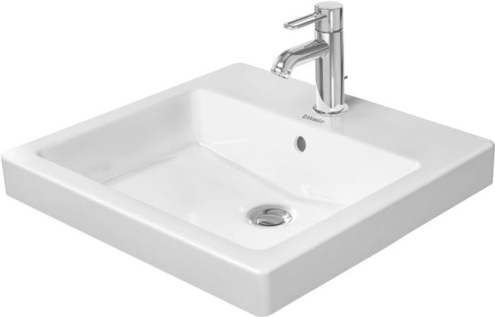 Duravit Einbau-Waschtisch Vero 0315500000 mit Überlauf, 1 Hahnloch, weiss