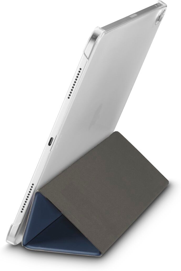 Hama Tablet-Hülle "Tablet-Hülle mit Standfunktion für iPad Air 10.9“ und 11“, schwarz", blau, iPad iPad Air 11 (2024/2025), Hüllen, Magnetischer Deckel, Standfunktion, transparente Rückseite, leicht, Tablet-Hülle