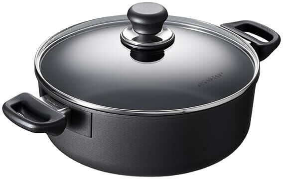 Scanpan Classic Induction 26cm Low Sauce Pot with Lid