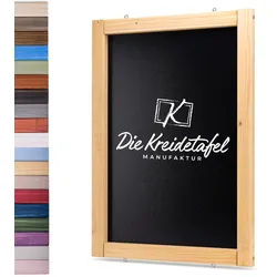 Die Kreidetafel Manufaktur Kreidetafel mit Holzrahmen / Eiche 60x140cm