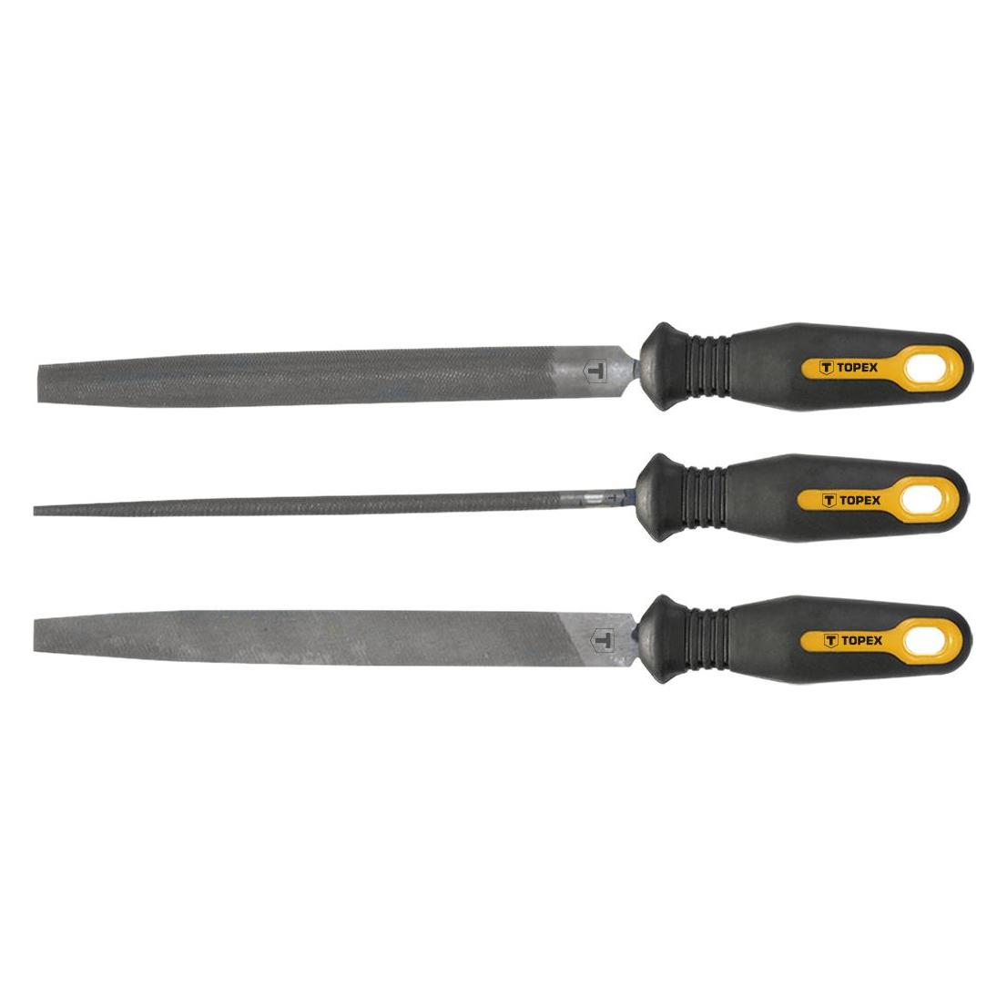 Topex Feilen für Metall, 3er-Set 200mm (06A230) (200 mm) (06A230)