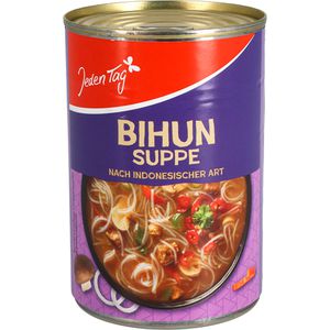 JedenTag Fertiggericht Bihunsuppe, Glasnudeln mit Hühnchen, 400 ml