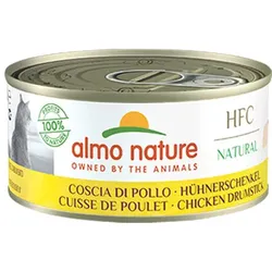 Almo Nature HFC Natural 150g Dose Katzennassfutter 24 x 150 Gramm Hühnerschenkel