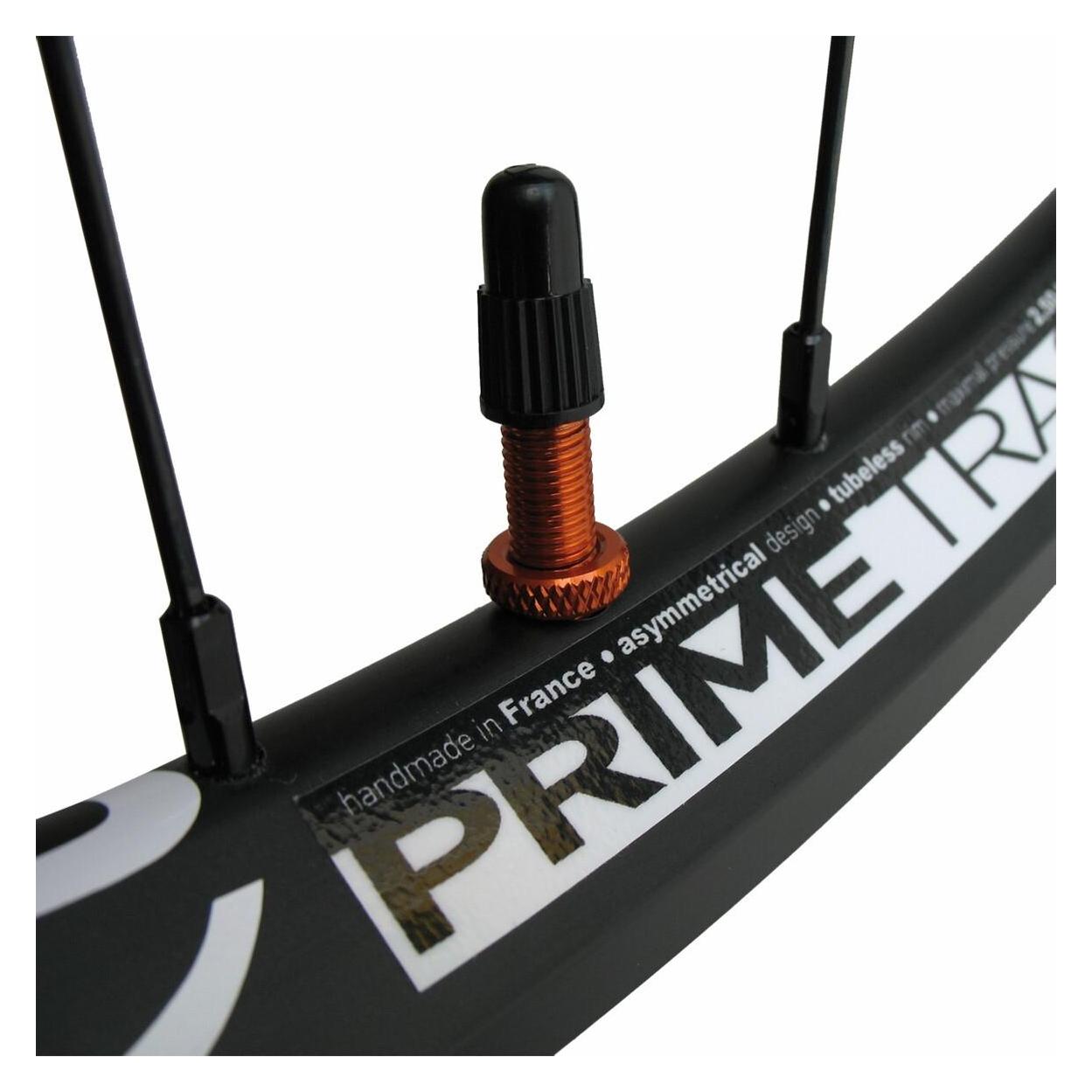 VAR Tubeless Ventil Al Og 35mm 2-St Orange, Paar (VARP44505)