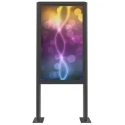 Purelink edbak Hochformat-Kiosk für den Aussenbereich 46"" Samsung LH46OHA, Digital Signage Zubehör, Schwarz