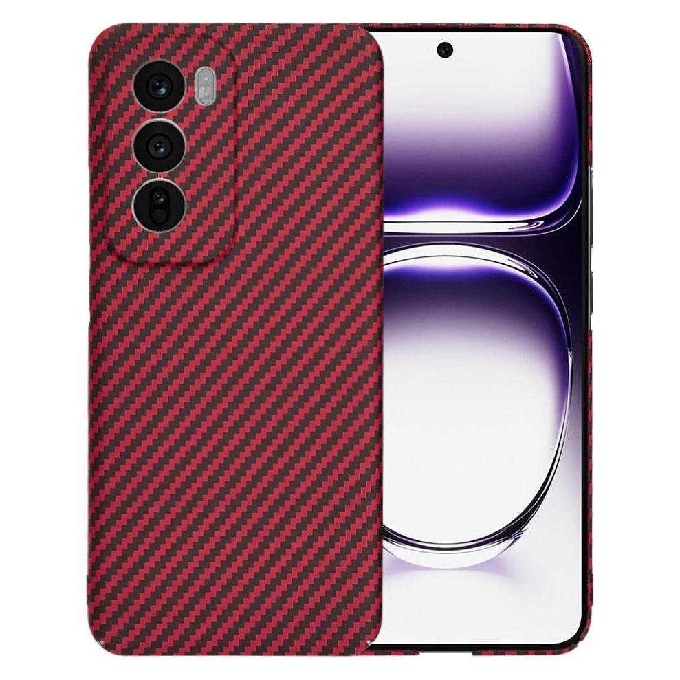 Techsuit - Carbonite FiberShell - Oppo Reno12 - Red (Oppo Reno12) (56357125)
