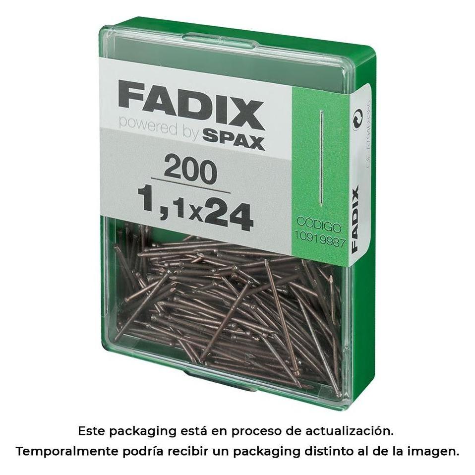 Fadix Box m 200 unit. steel molding nail 1.1x24mm (49342309)